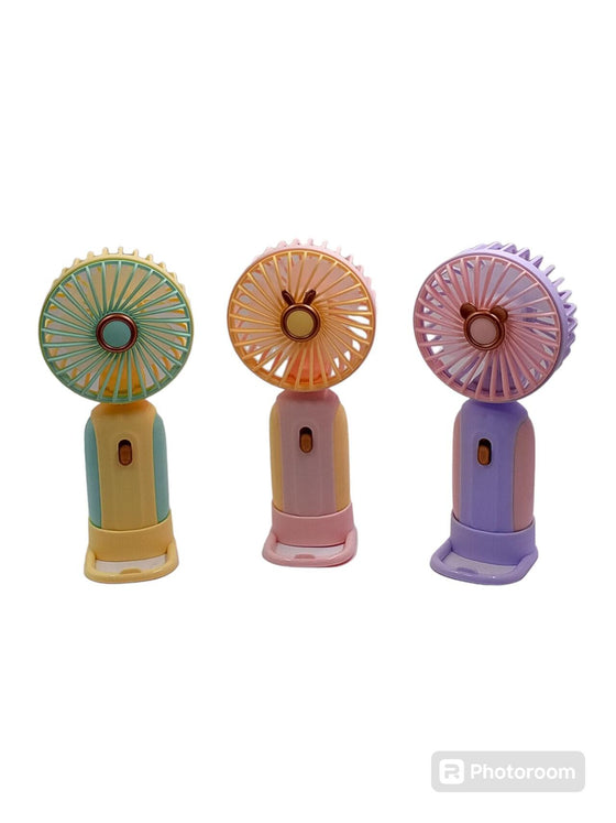Ventilador portátil de mano recargable