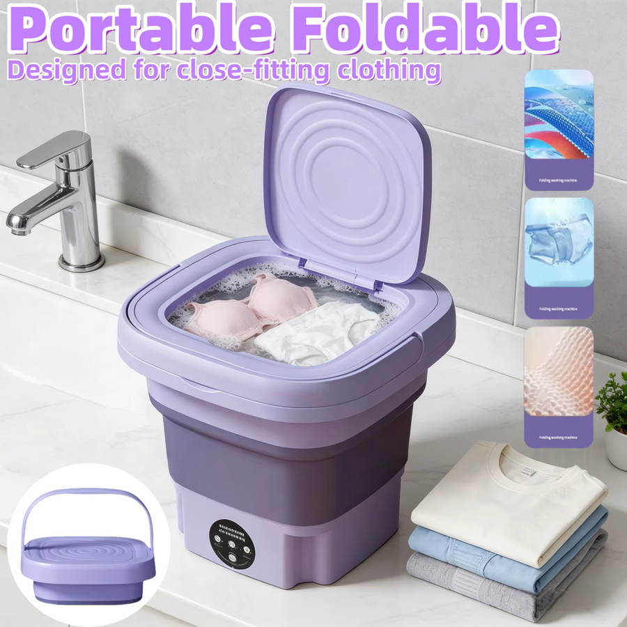Lavadora portátil 9L plegable