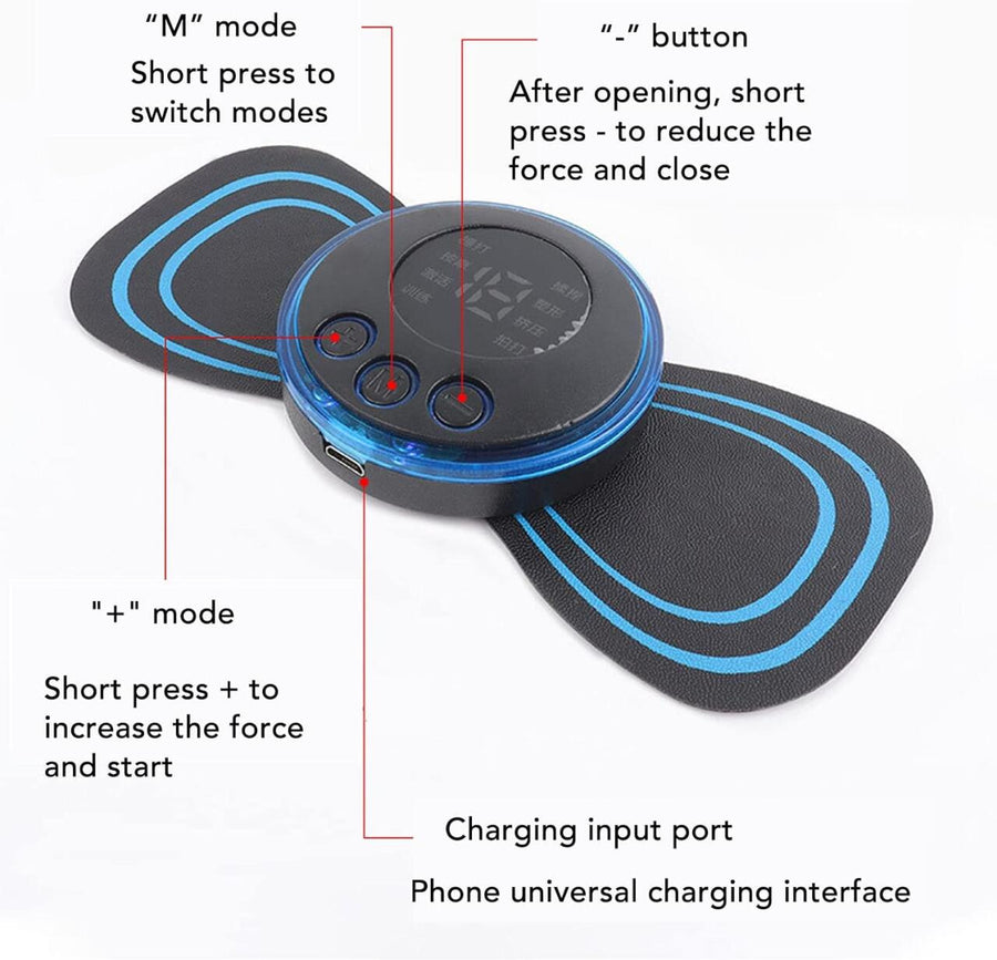 Mini masajeador portátil para cuello y cuerpo