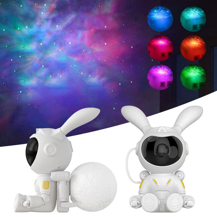Proyector Astronauta Conejo para Dormitorio