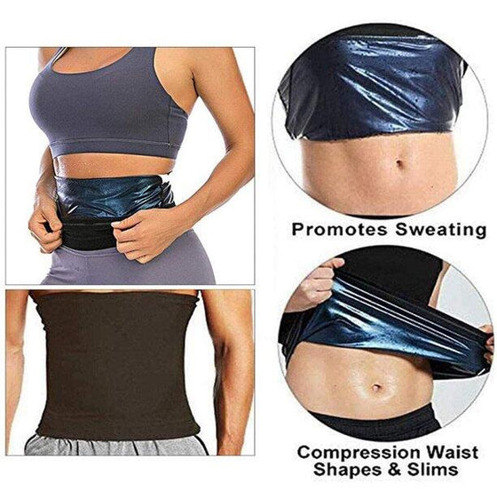 Faja sauna gym unisex para entrenar