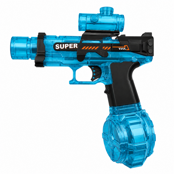 Pistola de agua con batería recargable