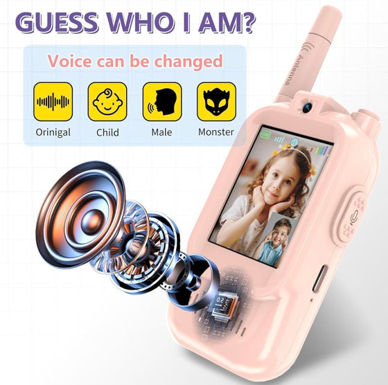 Walkie talkie para niños fácil y divertido