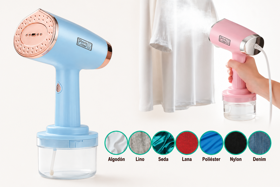 Plancha de vapor compacta para ropa