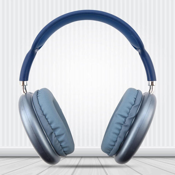 Auriculares Bluetooth Azules con Micrófono
