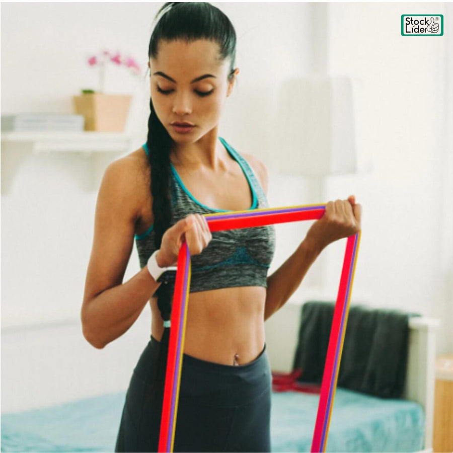 Cinta elástica gimnasio para tonificar