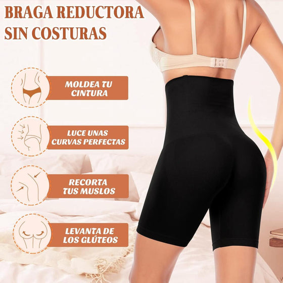 Faja moldeadora negra mujer sin costuras