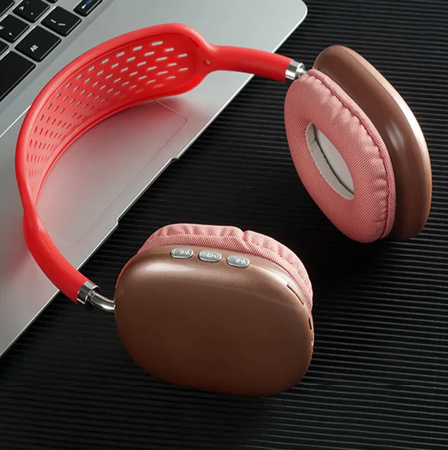 Casco Bluetooth Rojo con Micrófono
