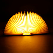 Lámpara Libro Plegable de Madera LED
