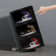 Cajas de zapatos apilables transparentes