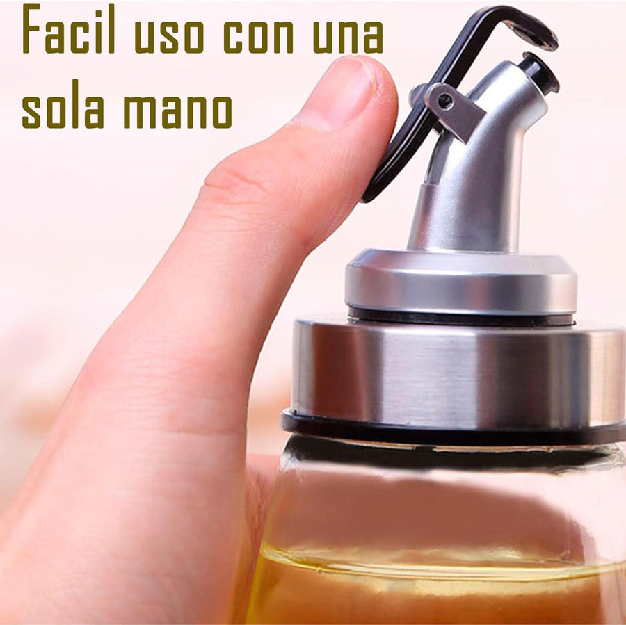 Sirve aceite sin manchar