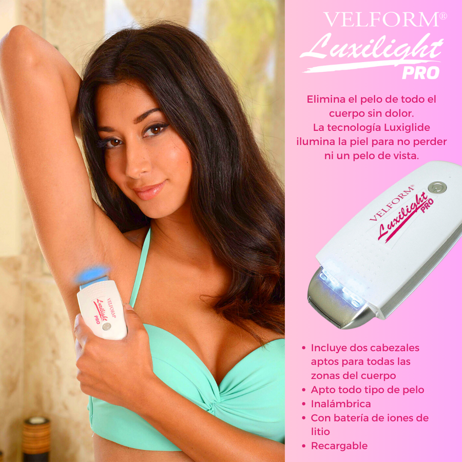 Depiladora recargable para rostro y cuerpo