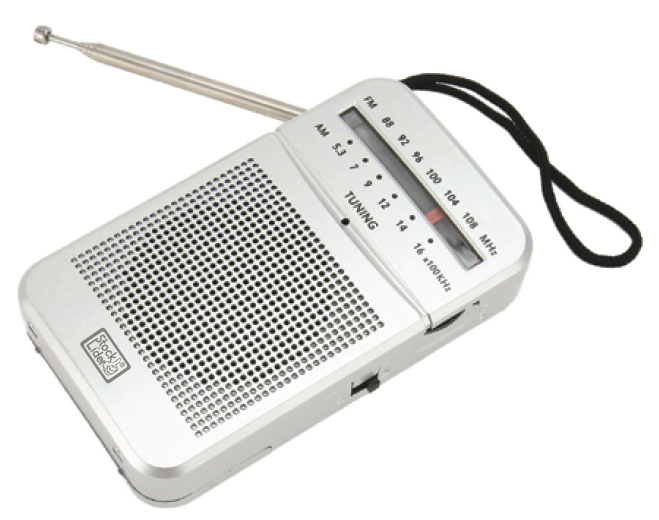 Radio AM FM portátil con jack 3,5 mm