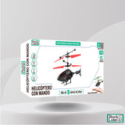 Helicóptero con mando LED fácil de volar