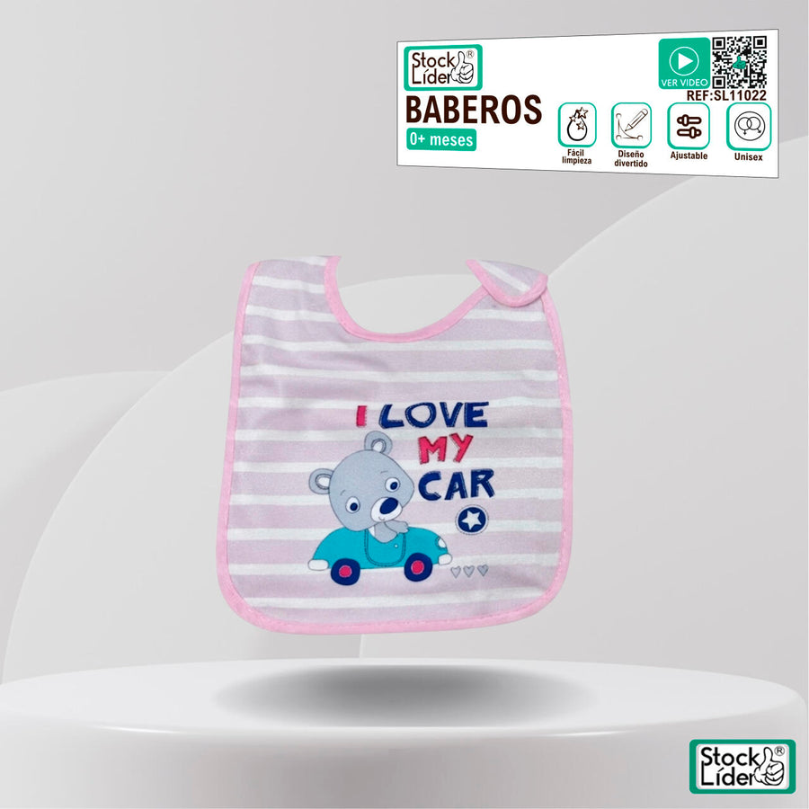 Baberos para bebé cómodos y ajustables