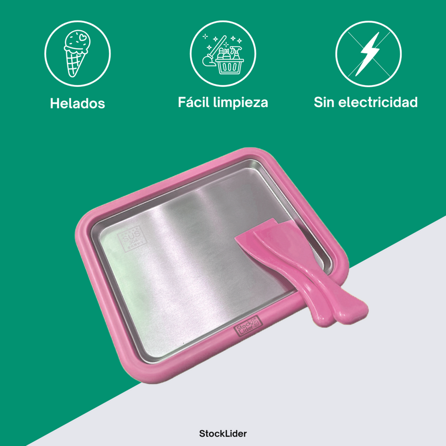 Plancha para helados caseros en rollo