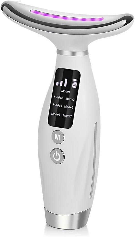 Masajeador facial antiarrugas lifting LED