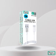 Cable USB Tipo C 2m resistente
