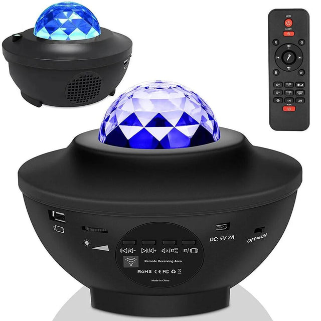 Proyector de galaxia LED con altavoz