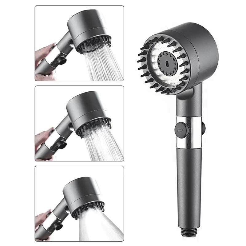 Cabezal de ducha turbo alta presión