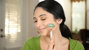 Rodillo facial de jade vibratorio