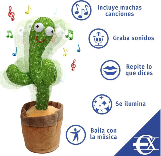 Cactus baila y graba para niños