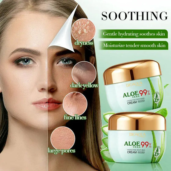 Crema Aloe Vera 99% reparadora y reafirmante