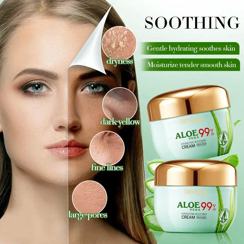Crema Aloe Vera 99% reparadora y reafirmante