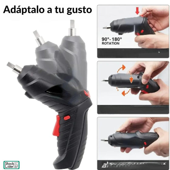 Set destornillador 47 piezas inalámbrico