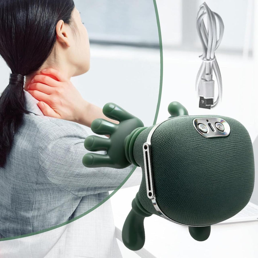 Masajeador de cuello térmico portátil