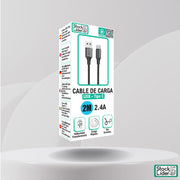 Cable USB Tipo C 2m resistente y rápido