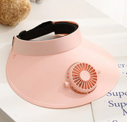 Gorra ventilador recargable USB