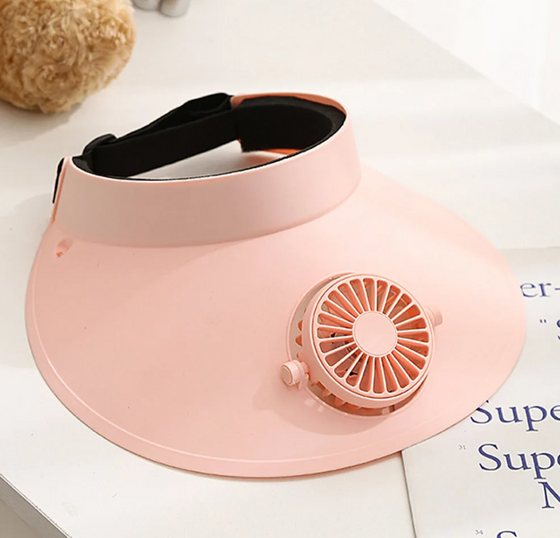 Gorra ventilador recargable USB