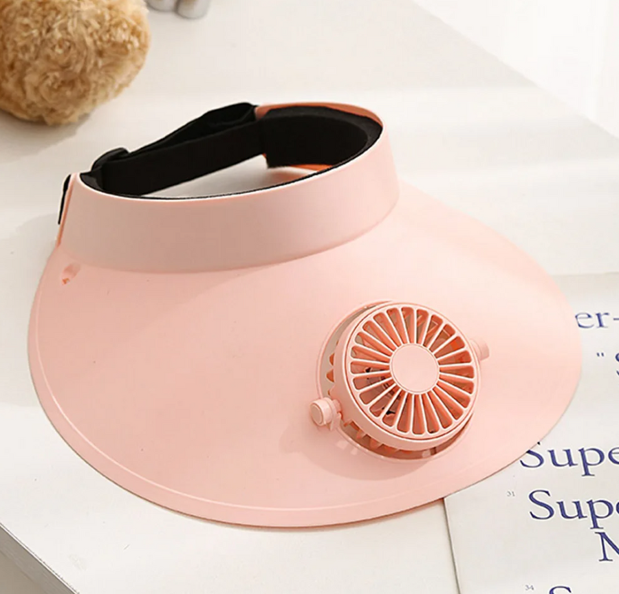 Gorra ventilador recargable USB