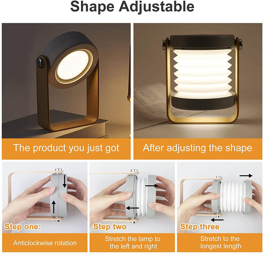 Luz plegable multifunción LED recargable