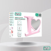 Espejo corazón decorativo para tocador