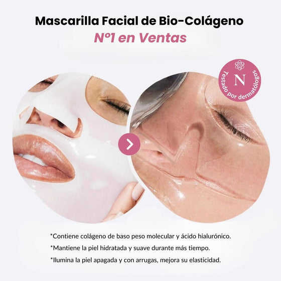 Mascarillas Biocolágeno para piel hidratada