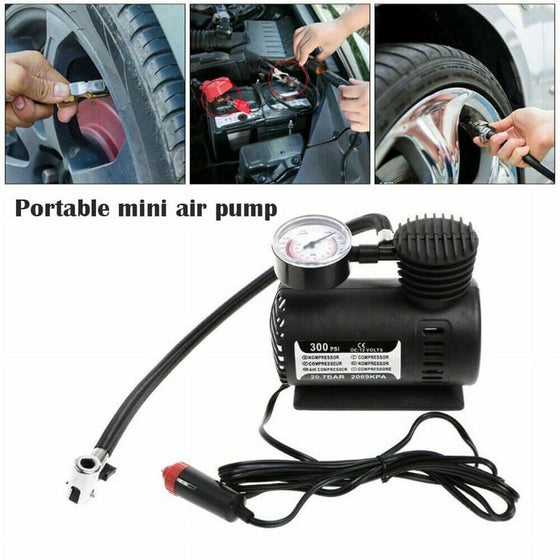 Compresor de aire portátil 300 PSI coche