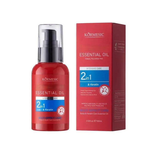 Aceite capilar con keratina para pelo seco