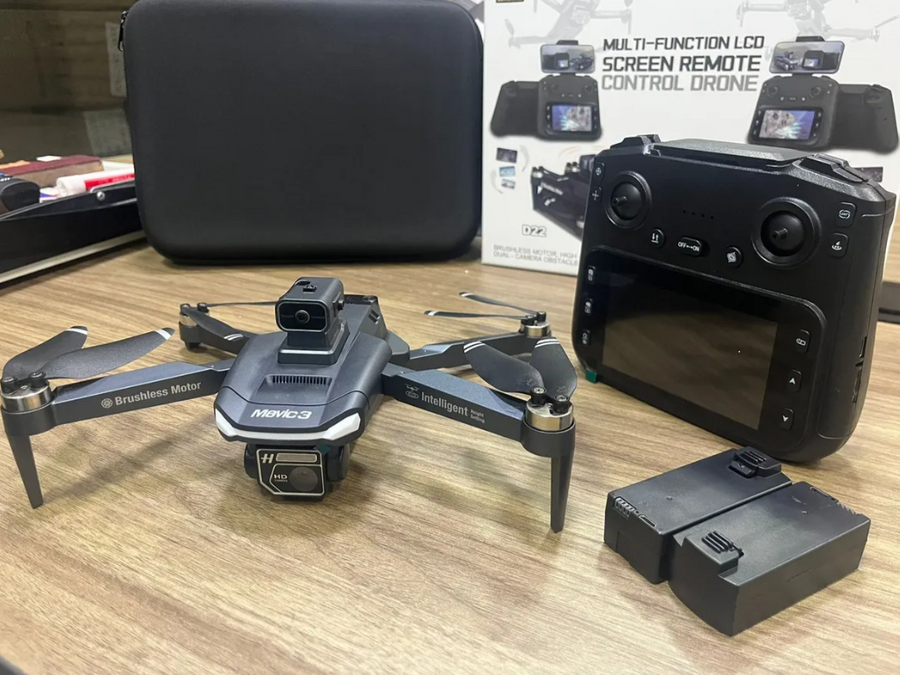 Dron D23 4K con sensor y 3 baterías