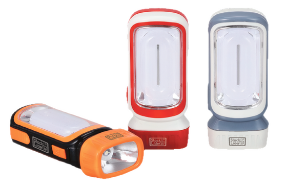 Linterna LED doble 500 lm portátil