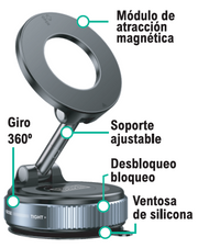 Soporte móvil magnético para coche y moto