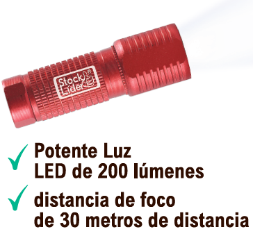 Linterna LED compacta de aluminio