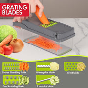 Picador de verduras 14 en 1 mandolina