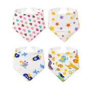 Baberos para bebé ajustables y fáciles de limpiar