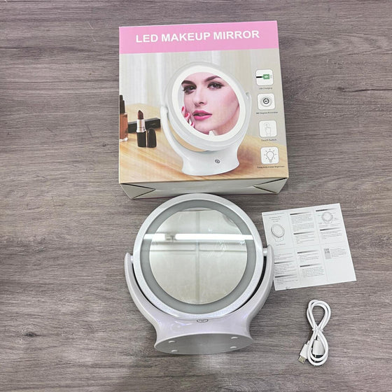 Espejo con Luz LED para Maquillaje