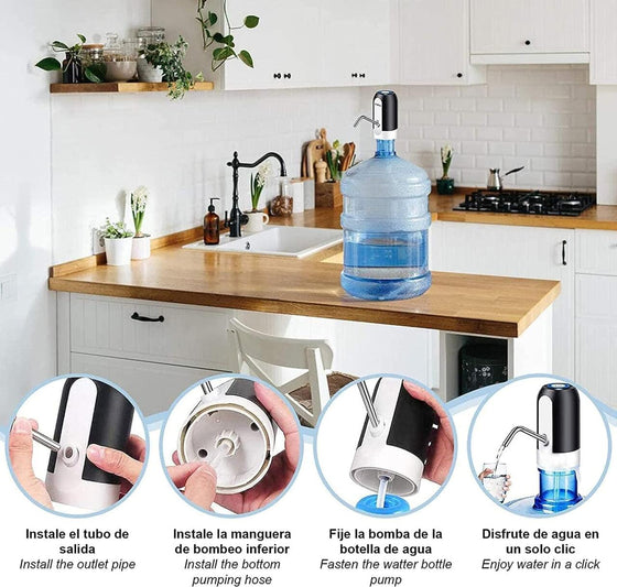 Dispensador de agua automático para garrafas