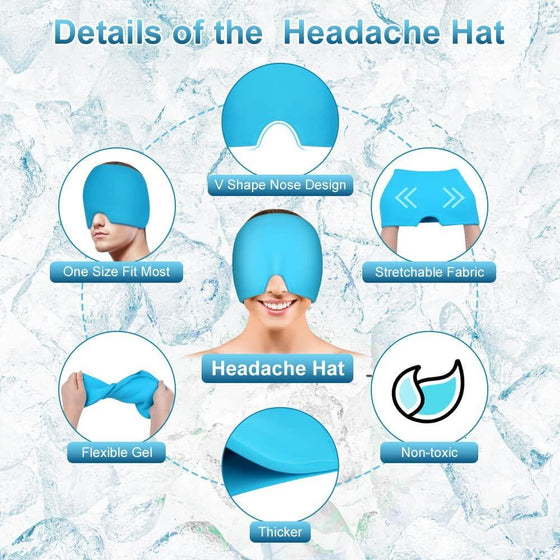 Gorro para migrañas frío y calor