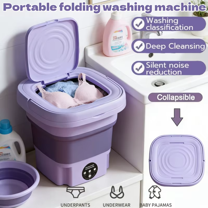 Lavadora portátil 9L plegable
