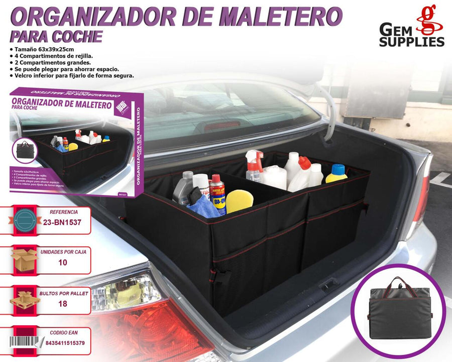 Maletero limpio en segundos
